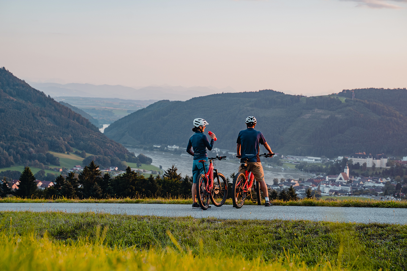 Radfahrer in Bad Kreuzen