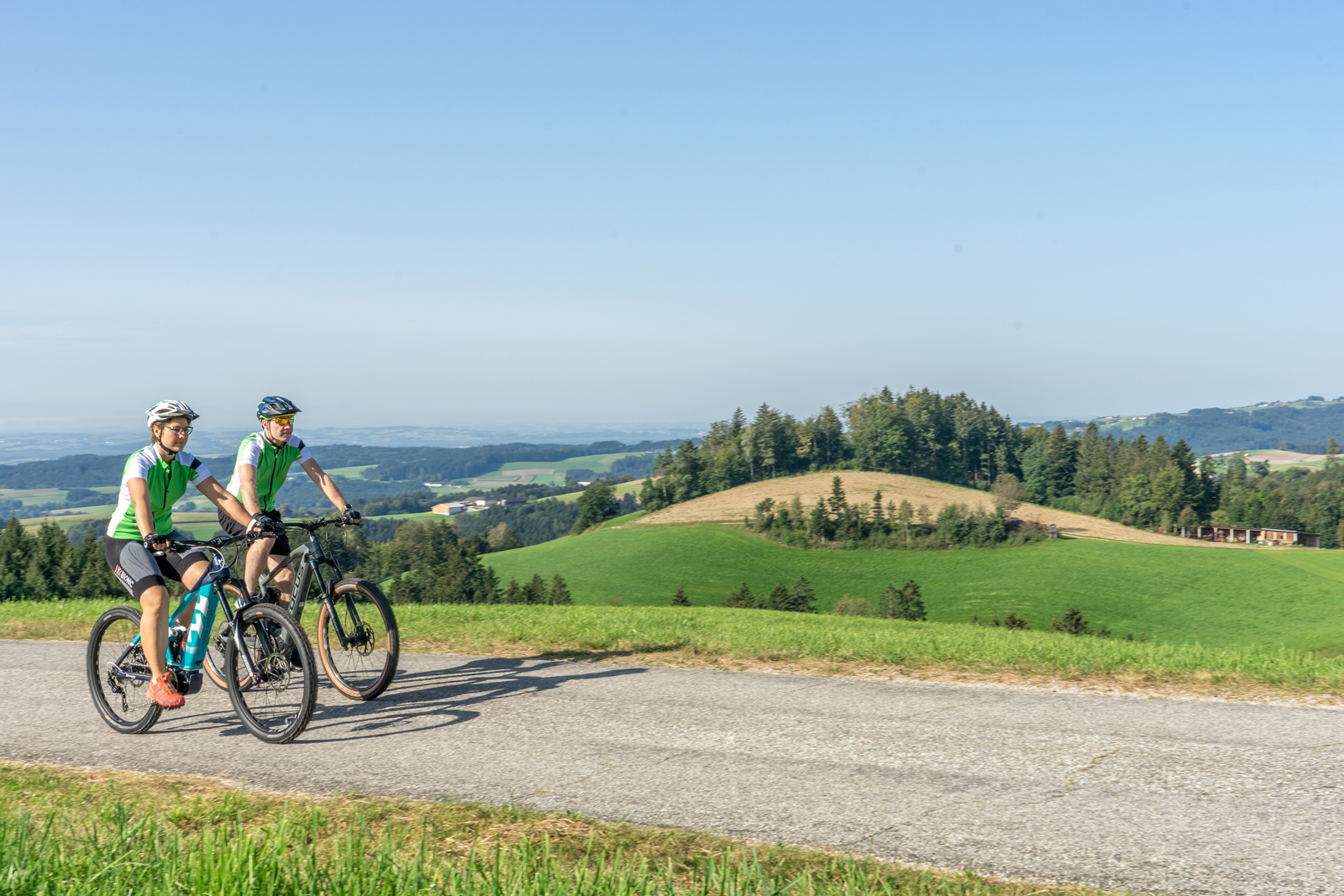 Radfahrer in Bad Kreuzen